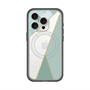 スリムプロテクションプレミアムケース with MagSafe［ マーブルトライアングルパレット - Green ］