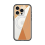スリムプロテクションプレミアムケース with MagSafe［ マーブルトライアングルパレット - Orange ］
