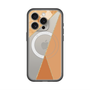 スリムプロテクションプレミアムケース with MagSafe［ マーブルトライアングルパレット - Orange ］