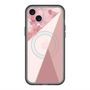 スリムプロテクションプレミアムケース with MagSafe［ マーブルトライアングルパレット - Pink ］