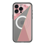 スリムプロテクションプレミアムケース with MagSafe［ マーブルトライアングルパレット - Pink ］