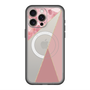 スリムプロテクションプレミアムケース with MagSafe［ マーブルトライアングルパレット - Pink ］