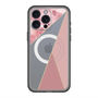 スリムプロテクションプレミアムケース with MagSafe［ マーブルトライアングルパレット - Pink ］