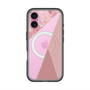 スリムプロテクションプレミアムケース with MagSafe［ マーブルトライアングルパレット - Pink ］