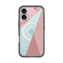 スリムプロテクションプレミアムケース with MagSafe［ マーブルトライアングルパレット - Pink ］