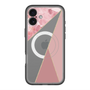 スリムプロテクションプレミアムケース with MagSafe［ マーブルトライアングルパレット - Pink ］