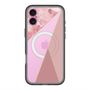 スリムプロテクションプレミアムケース with MagSafe［ マーブルトライアングルパレット - Pink ］