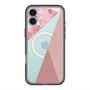 スリムプロテクションプレミアムケース with MagSafe［ マーブルトライアングルパレット - Pink ］