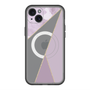 スリムプロテクションプレミアムケース with MagSafe［ マーブルトライアングルパレット - Purple ］