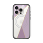 スリムプロテクションプレミアムケース with MagSafe［ マーブルトライアングルパレット - Purple ］
