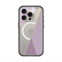 スリムプロテクションプレミアムケース with MagSafe［ マーブルトライアングルパレット - Purple ］