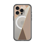 スリムプロテクションプレミアムケース with MagSafe［ マーブルトライアングルパレット - Brown ］