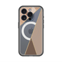 スリムプロテクションプレミアムケース with MagSafe［ マーブルトライアングルパレット - Brown ］