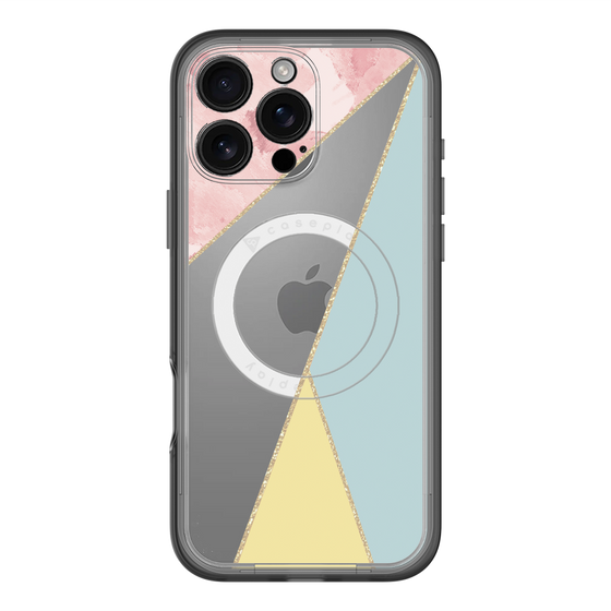 スリムプロテクションプレミアムケース with MagSafe［ マーブルトライアングルパレット - Mix ］