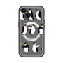 スリムプロテクションプレミアムケース with MagSafe［ キュートペンギンマーチ ］