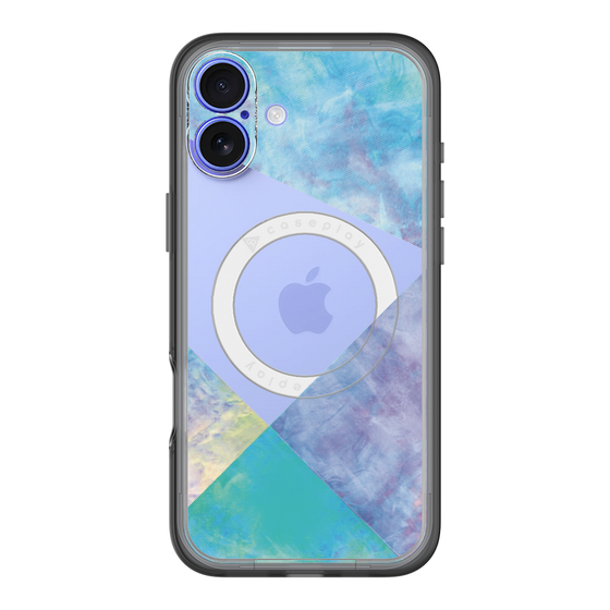 スリムプロテクションプレミアムケース with MagSafe［ 朝焼けパステルパレット - Blue ］