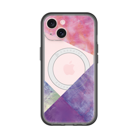 スリムプロテクションプレミアムケース with MagSafe［ 朝焼けパステルパレット - Purple ］