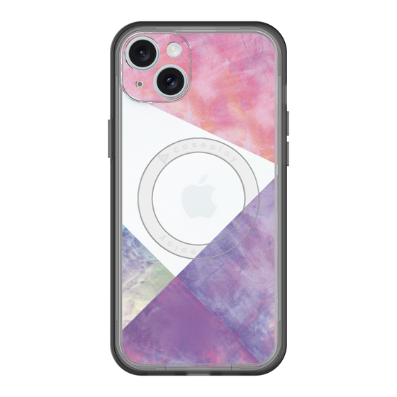 スリムプロテクションプレミアムケース with MagSafe［ 朝焼けパステルパレット - Purple ］