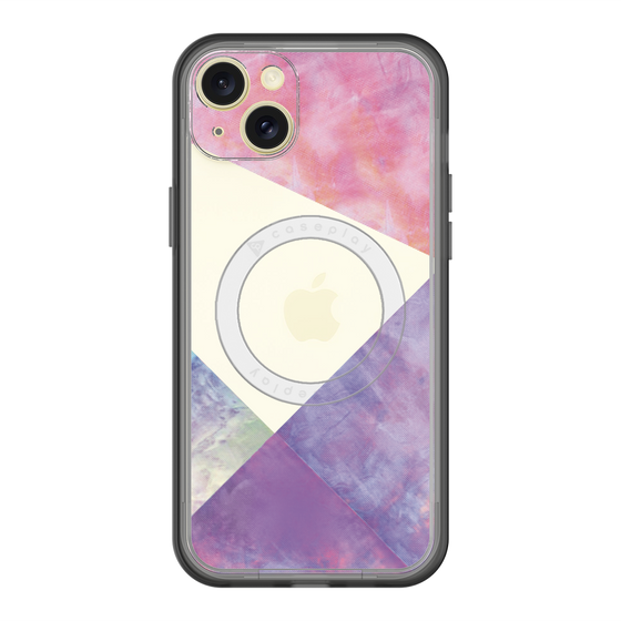 スリムプロテクションプレミアムケース with MagSafe［ 朝焼けパステルパレット - Purple ］