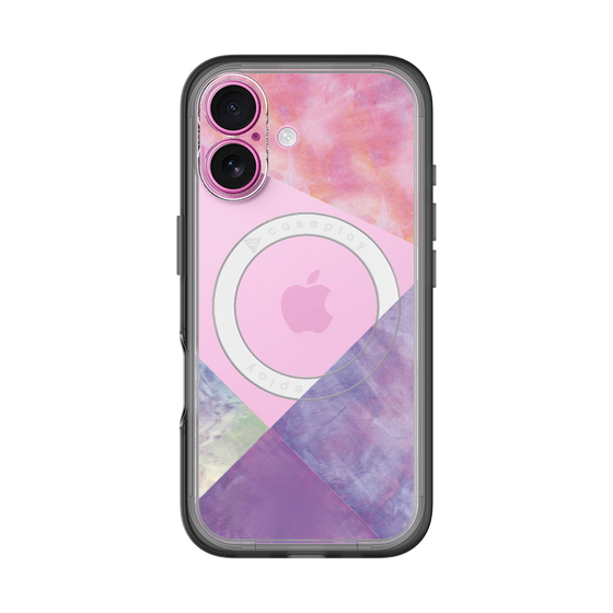 スリムプロテクションプレミアムケース with MagSafe［ 朝焼けパステルパレット - Purple ］