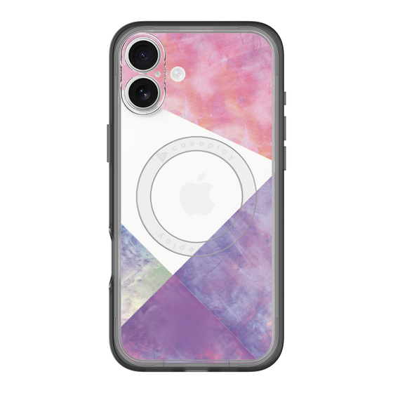 スリムプロテクションプレミアムケース with MagSafe［ 朝焼けパステルパレット - Purple ］