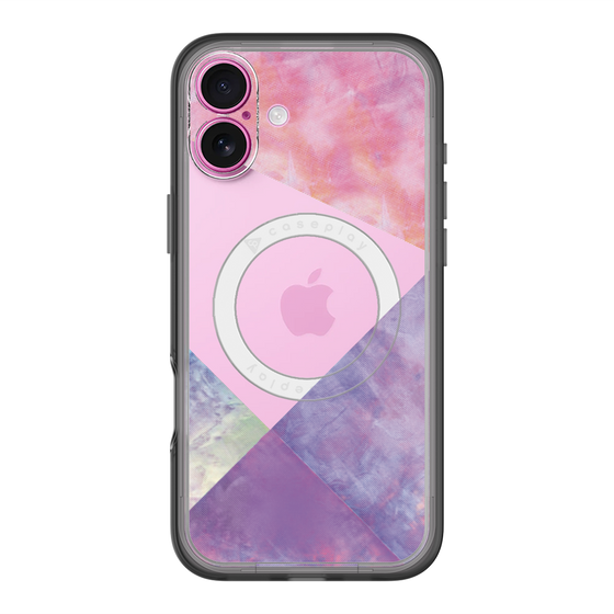 スリムプロテクションプレミアムケース with MagSafe［ 朝焼けパステルパレット - Purple ］
