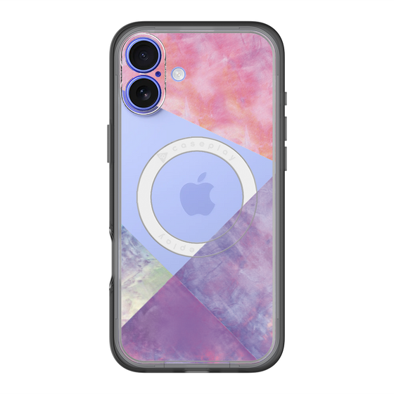 スリムプロテクションプレミアムケース with MagSafe［ 朝焼けパステルパレット - Purple ］