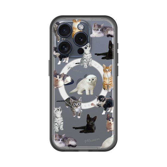 スリムプロテクションプレミアムケース with MagSafe［ キャットコレクション ］
