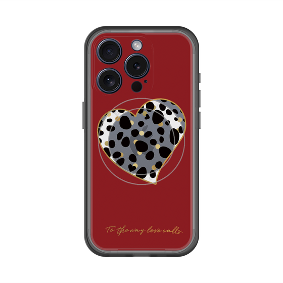 スリムプロテクションプレミアムケース with MagSafe［ ダルメシアンハート ］
