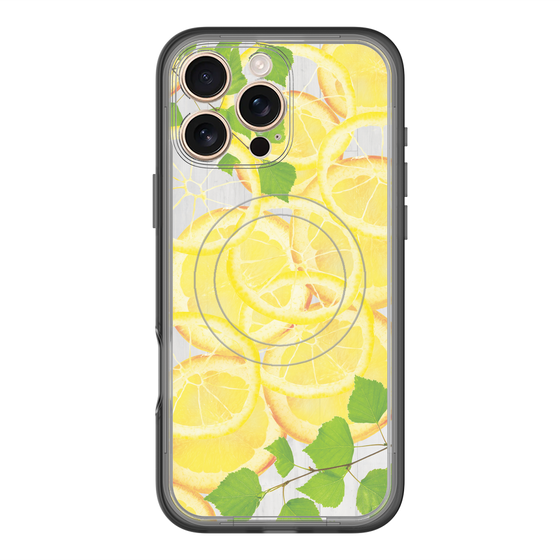スリムプロテクションプレミアムケース with MagSafe［ レモン ］