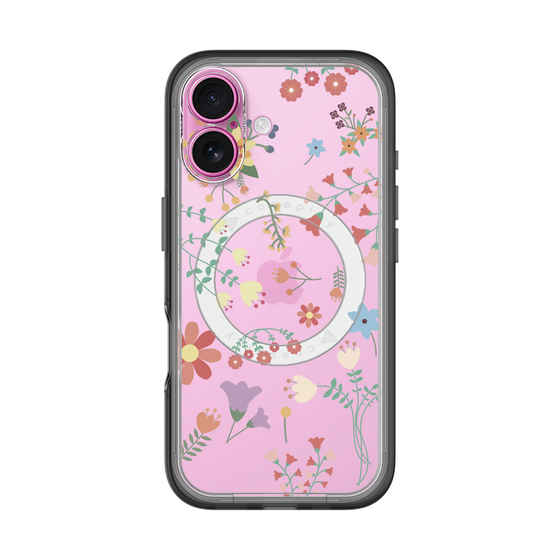 スリムプロテクションプレミアムケース with MagSafe［ キュートな花柄 ］