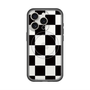 スリムプロテクションプレミアムケース with MagSafe［ 市松模様 - Black ］