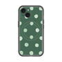 スリムプロテクションプレミアムケース with MagSafe［ 水彩ドット・レトロカラー - Green ］