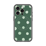 スリムプロテクションプレミアムケース with MagSafe［ 水彩ドット・レトロカラー - Green ］