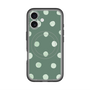 スリムプロテクションプレミアムケース with MagSafe［ 水彩ドット・レトロカラー - Green ］