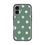 スリムプロテクションプレミアムケース with MagSafe［ 水彩ドット・レトロカラー - Green ］