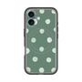 スリムプロテクションプレミアムケース with MagSafe［ 水彩ドット・レトロカラー - Green ］