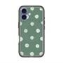 スリムプロテクションプレミアムケース with MagSafe［ 水彩ドット・レトロカラー - Green ］