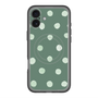 スリムプロテクションプレミアムケース with MagSafe［ 水彩ドット・レトロカラー - Green ］