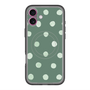 スリムプロテクションプレミアムケース with MagSafe［ 水彩ドット・レトロカラー - Green ］