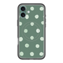 スリムプロテクションプレミアムケース with MagSafe［ 水彩ドット・レトロカラー - Green ］