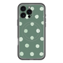 スリムプロテクションプレミアムケース with MagSafe［ 水彩ドット・レトロカラー - Green ］