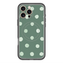 スリムプロテクションプレミアムケース with MagSafe［ 水彩ドット・レトロカラー - Green ］
