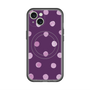 スリムプロテクションプレミアムケース with MagSafe［ 水彩ドット・レトロカラー - Purple ］