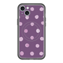 スリムプロテクションプレミアムケース with MagSafe［ 水彩ドット・レトロカラー - Purple ］