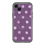 スリムプロテクションプレミアムケース with MagSafe［ 水彩ドット・レトロカラー - Purple ］