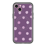 スリムプロテクションプレミアムケース with MagSafe［ 水彩ドット・レトロカラー - Purple ］