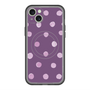スリムプロテクションプレミアムケース with MagSafe［ 水彩ドット・レトロカラー - Purple ］