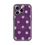 スリムプロテクションプレミアムケース with MagSafe［ 水彩ドット・レトロカラー - Purple ］