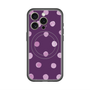 スリムプロテクションプレミアムケース with MagSafe［ 水彩ドット・レトロカラー - Purple ］